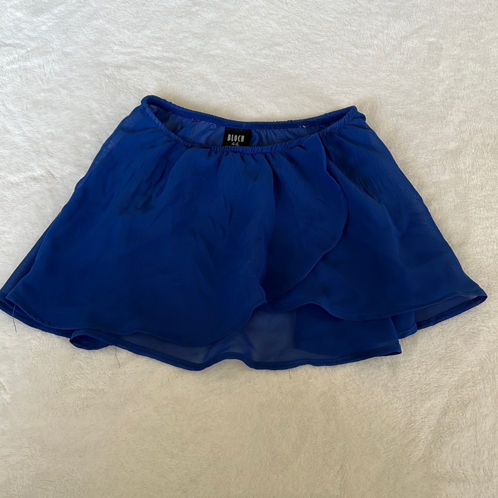 Bloch blue skirt